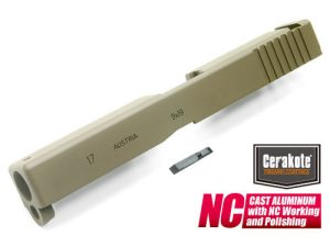 GD CERAKOTE Aluminum Slide for TM G-Series Model 17 GBB - Tan GD CERAKOTE Aluminum Slide for TM G-Series Model 17 GBB - Tan