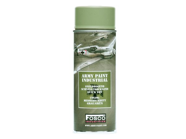 ARMY camouflage paint spray 400 ml MESSERSCHMITT GRAU/GRÜN