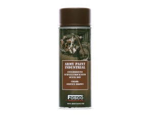ARMY camouflage paint spray 400 ml SERVICE BROWN