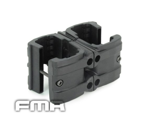 FMA MP7 Adjustable Magazine Double Clip - Black FMA MP7 Adjustable Magazine Double Clip - Black