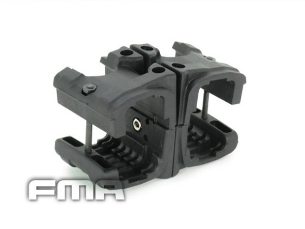 FMA MP7 Adjustable Magazine Double Clip - Black FMA MP7 Adjustable Magazine Double Clip - Black