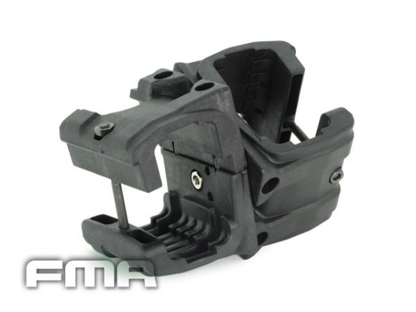 FMA MP7 Adjustable Magazine Double Clip - Black FMA MP7 Adjustable Magazine Double Clip - Black