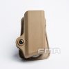 FMA Plastic Pouch for Pistol Magazine 9mm Luger - Tan FMA Plastic Pouch for Pistol Magazine 9mm Luger - Tan
