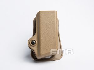 FMA Plastic Pouch for Pistol Magazine 9mm Luger - Tan