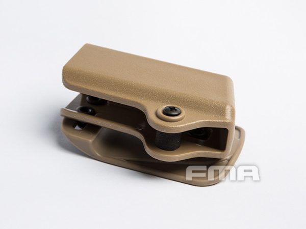 FMA Plastic Pouch for Pistol Magazine 9mm Luger - Tan FMA Plastic Pouch for Pistol Magazine 9mm Luger - Tan