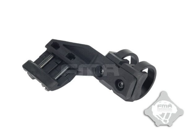 FMA Left Side RIS Mount for Flashlight with a diameter of 20-25 mm - Black FMA Left Side RIS Mount for Flashlight with a diameter of 20-25 mm - Black