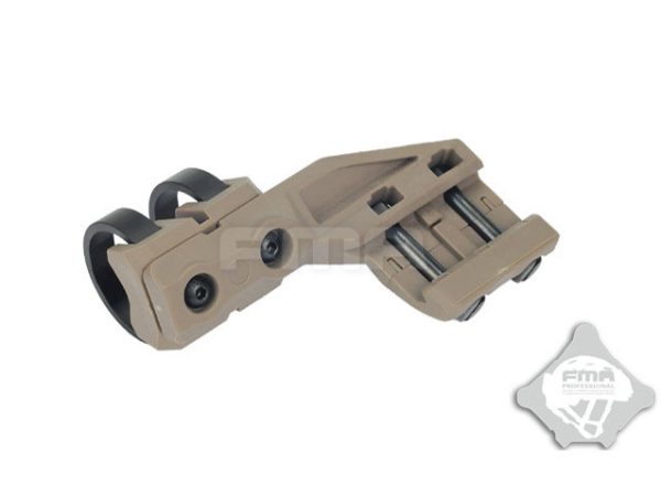 FMA Right Side RIS Mount for Flashlight with a diameter of 20-25 mm - Tan FMA Right Side RIS Mount for Flashlight with a diameter of 20-25 mm - Tan