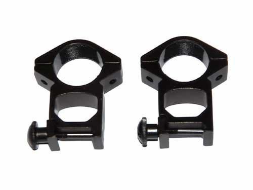 STRIKE Mounting Rings for 25mm Riflescope, High - Black STRIKE Mounting Rings for 25mm Riflescope, High - Black