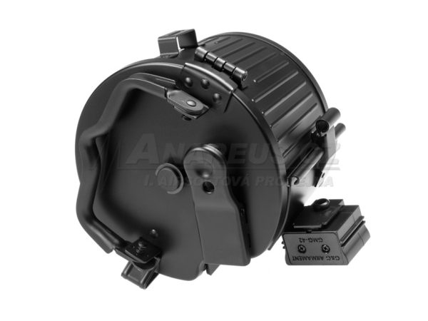 G&G Electric Drum Magazine for MG42, 1700 BBs - Black G&G Electric Drum Magazine for MG42, 1700 BBs - Black