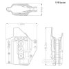 FMA Low Kydex Holster (G-Series with Flashlight ALPC), Right Hand - Black FMA Low Kydex Holster (G-Series with Flashlight ALPC), Right Hand - Black