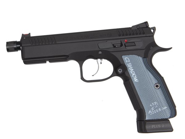 ASG CZ Shadow 2 GBB Threaded Metal Outer Barrel, 14mm CCW - Black