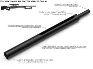 Steel cylinder for Well MB 01, 05, 08... Steel cylinder for Well MB 01, 05, 08...