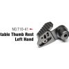 AA Thumb Rest Stopper for AAC T10, Left-Handed - Black AA Thumb Rest Stopper for AAC T10, Left-Handed - Black