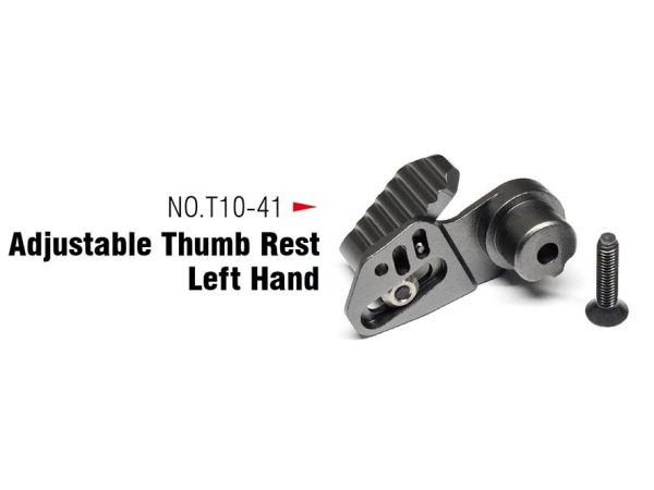AA Thumb Rest Stopper for AAC T10, Left-Handed - Black AA Thumb Rest Stopper for AAC T10, Left-Handed - Black