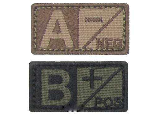 ID. Blood Velcro B NEG - TAN