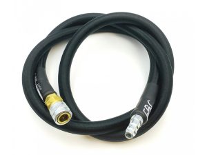 EPeS HPA S&F Braided Hose, 115cm, QD Foster - Black