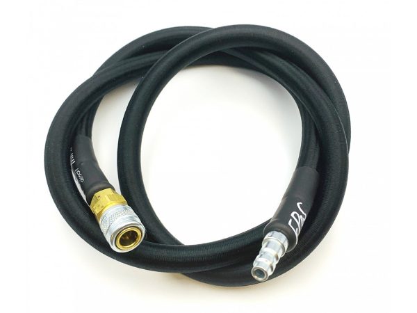 EPeS HPA S&F Braided Hose, 115cm, QD Foster - Black