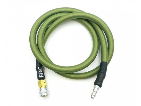 EPeS HPA S&F Braided Hose, 115cm, QD Foster - Olive Drab EPeS HPA S&F Braided Hose, 115cm, QD Foster - Olive Drab