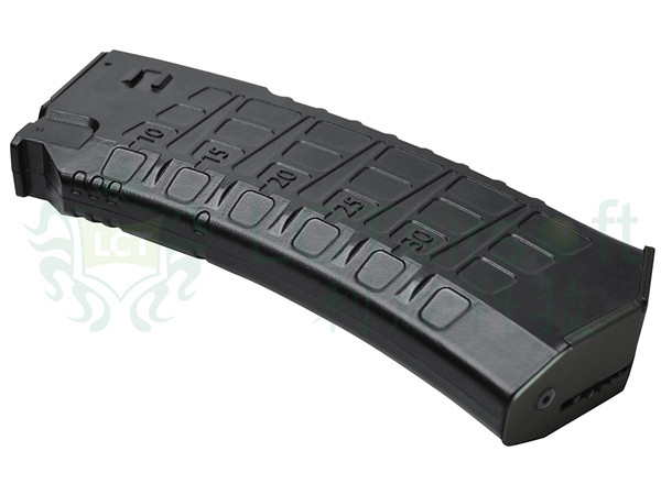 LCT AK-12 (AK / LCK-12) Hi-Cap Magazine, 450 BBs – Black
