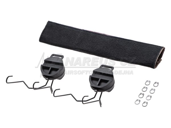 Z Tactical Helmet Rail Adapter Set for Sordin SRD Headset ( BK )