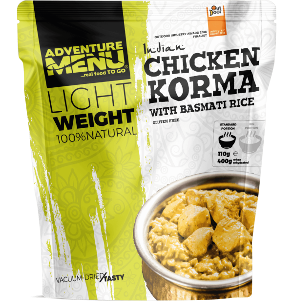 AM Lightweight Chicken Korma with Basmati Rice (400 g)