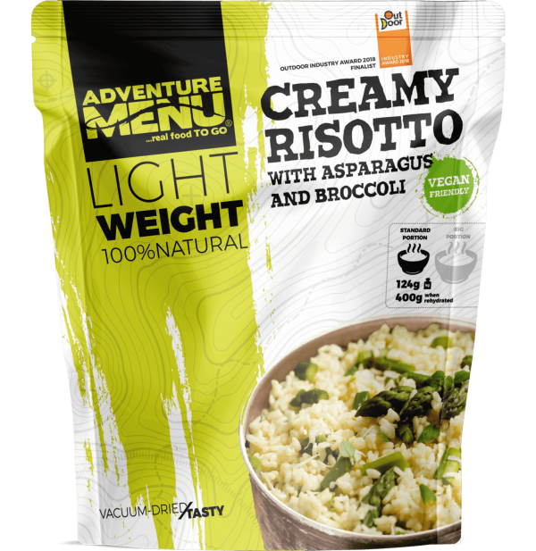 AM Lightweight Vegan Creamy Risotto with Asparagus and Broccoli (400 g) AM Lightweight Vegan Creamy Risotto with Asparagus and Broccoli (400 g)