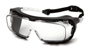 Protective goggles Cappture ES9910STMRG with Rubber Gasket, anti-fog - clear