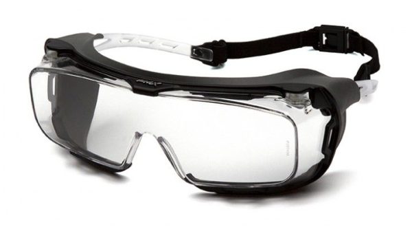 Protective goggles Cappture ES9910STMRG with Rubber Gasket, anti-fog - clear