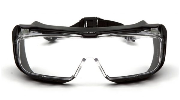 Protective goggles Cappture ES9910STMRG with Rubber Gasket, anti-fog - clear