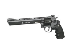 ASG Dan Wesson 8" CO2 Revolver, 4.5mm Steel Pellets - Black ASG Dan Wesson 8" CO2 Revolver, 4.5mm Steel Pellets - Black