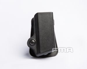 FMA Plastic Pouch for Pistol Magazine 9mm Luger - Black