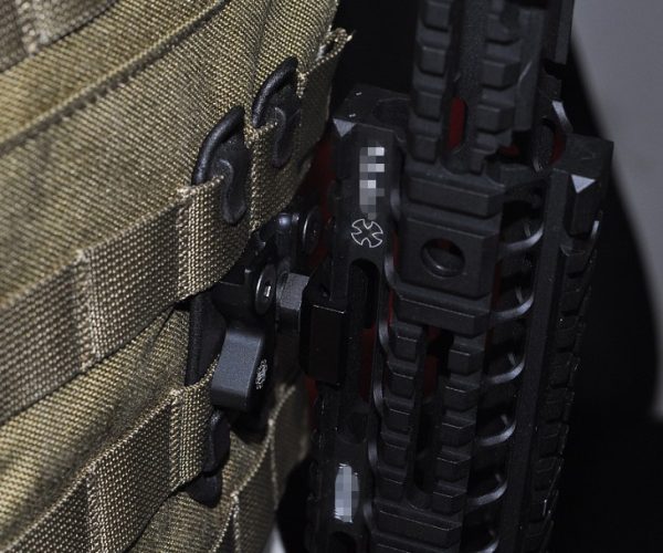 FMA MOLLE Holder WEAPONLINK with Weapon RIS Adapter - Black