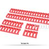 FMA Rubber Ladder Z70 RIS Rail Cover, 6 Pieces - Pink FMA Rubber Ladder Z70 RIS Rail Cover, 6 Pieces - Pink