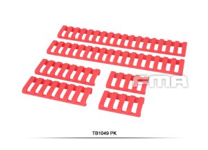 FMA Rubber Ladder Z70 RIS Rail Cover, 6 Pieces - Pink FMA Rubber Ladder Z70 RIS Rail Cover, 6 Pieces - Pink
