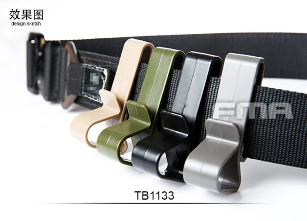 FMA ABS Universal Hook / Hanger for MOLLE and Belt, 3 pcs - Green FMA ABS Universal Hook / Hanger for MOLLE and Belt, 3 pcs - Green