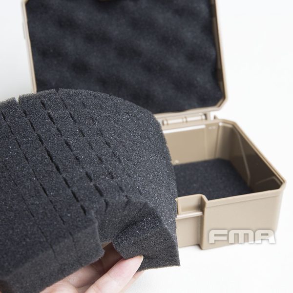FMA Transport Plastic Box with Padding - Tan FMA Transport Plastic Box with Padding - Tan