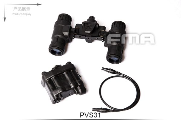 FMA PVS-31 NVG Dummy Replica, with LED Illumination - Black FMA PVS-31 NVG Dummy Replica, with LED Illumination - Black
