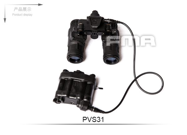 FMA PVS-31 NVG Dummy Replica, with LED Illumination - Black FMA PVS-31 NVG Dummy Replica, with LED Illumination - Black