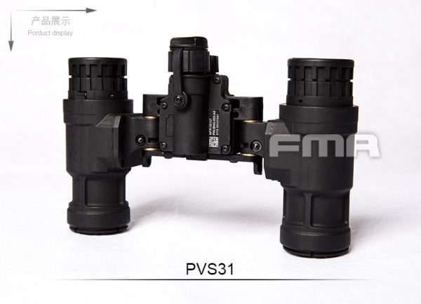 FMA PVS-31 NVG Dummy Replica, with LED Illumination - Black FMA PVS-31 NVG Dummy Replica, with LED Illumination - Black