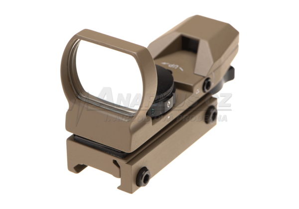 RDG Multi Reticle Red Dot 20x33 mm, red - TAN RDG Multi Reticle Red Dot 20x33 mm, red - TAN
