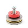 Washer, screw and thrust bearing for piston heads Washer, screw and thrust bearing for piston heads