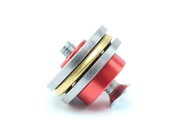 Washer, screw and thrust bearing for piston heads Washer, screw and thrust bearing for piston heads