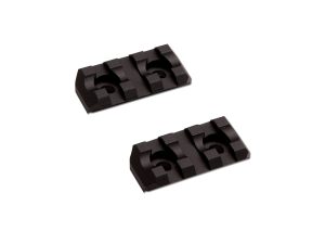 ASG Metal RIS Rail M-RAIL for M-LOK, 3 Slots / 40 mm (2 Pieces) - Black