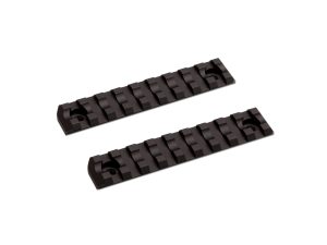 ASG Metal RIS Rail M-RAIL for M-LOK, 9 Slots / 100 mm (2 Pieces) - Black