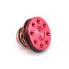 Metal flat piston head with the bearing
