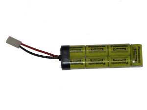 Panasonic NiCd Battery 8.4V 1850mAh, Tamiya (Large) - Monoblock Panasonic NiCd Battery 8.4V 1850mAh, Tamiya (Large) - Monoblock