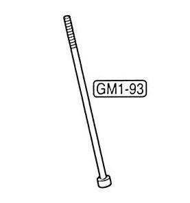 TM magazine bottom screw for Marui M1911 TM magazine bottom screw for Marui M1911
