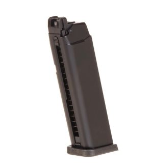 WE Gas Magazine for WE MOS R17 / MOS R18C GBB, 24 BBs - Black