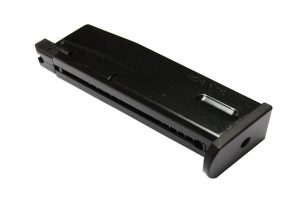 WE Gas Magazine for WE M84 Cheetah GBB, 15 BBs - Black