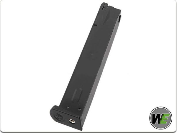 WE Long Gas Magazine for WE M9 / M92 GBB, 50 BBs - Black WE Long Gas Magazine for WE M9 / M92 GBB, 50 BBs - Black